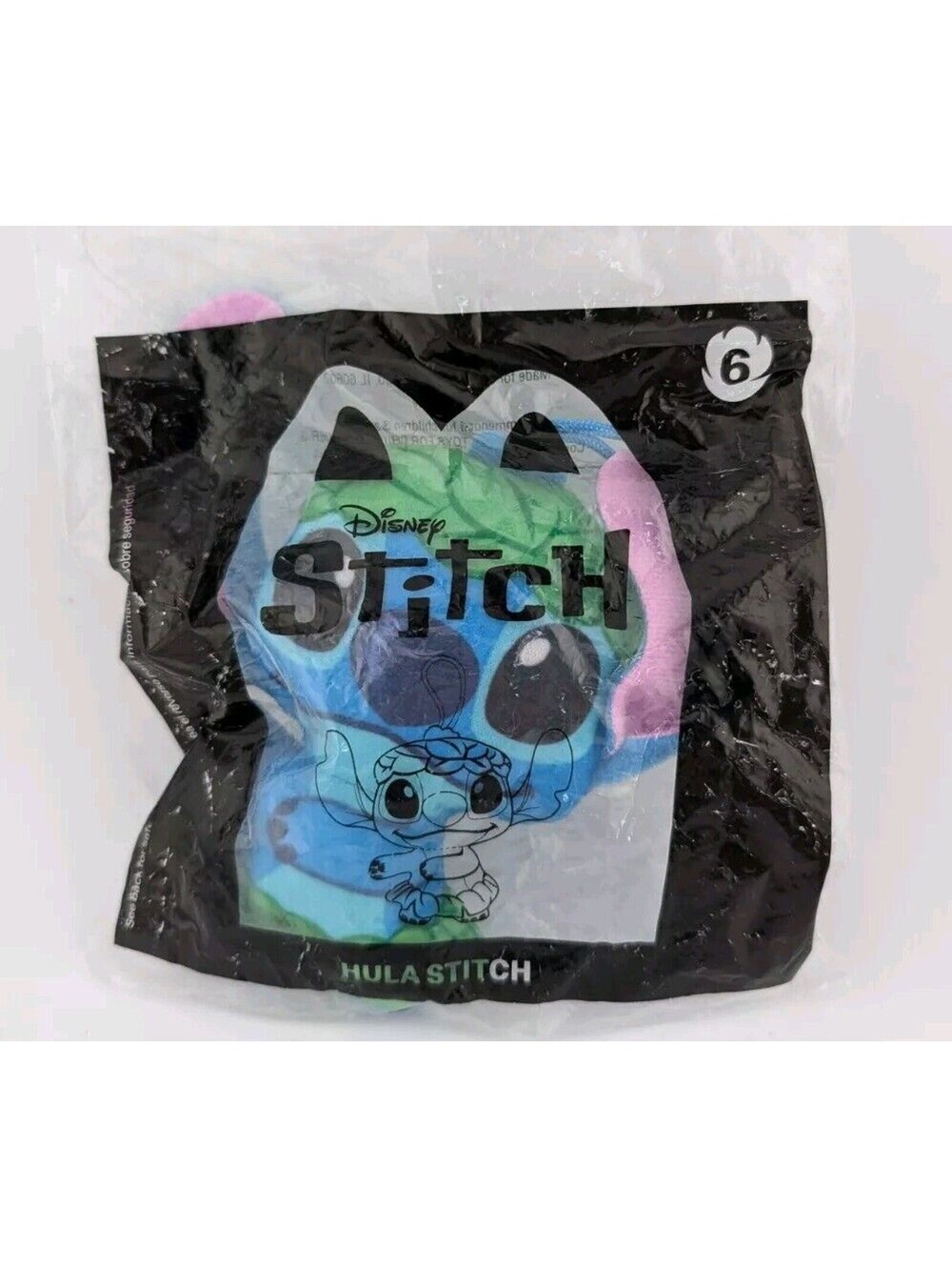 Lilo And Stitch McDonald's Toy Hula #6 2022 Plush Blue Sealed New (37)